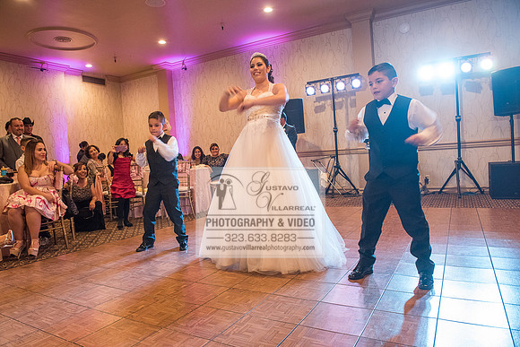 Andrea Lissette quinceaneras, sweet sixteens, weddings, family portraits, anniversaries, photography and video at Miraculos medal catholic church in Montebello,  receptions at Quiet Cannon Montebello,