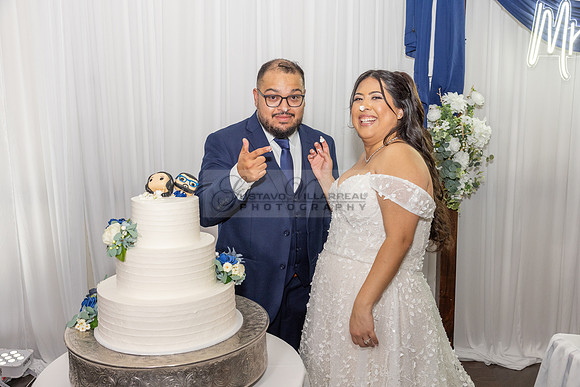 Thalial and Francisco wedding reception at La Mirada Golf course in
