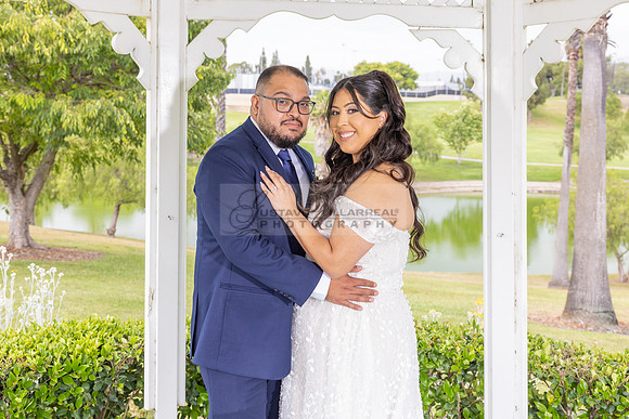 Thalial and Francisco wedding reception at La Mirada Golf course in