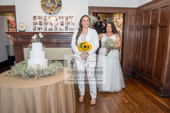 JENNIFER AND CYNTHIA glbt wedding photography and video at Long Beach Museum of Art in Long Beach Ca, www.gustavovillarreal.com, 323-633-8283