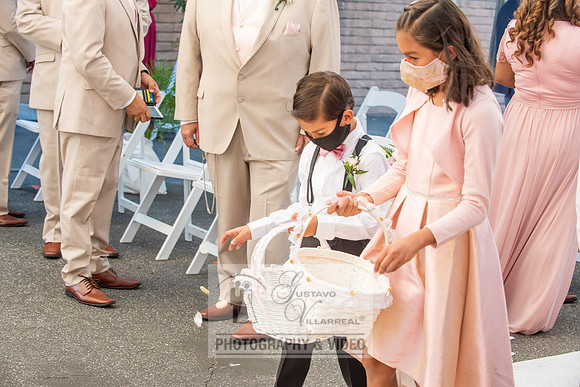 Anthony and Alma wedding celebration at st. Joseph's catholic Ch
