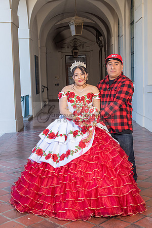Estephanie Cristal Quinceanera photo shoot ideas, video in Pasadena City Hall in Pasadena Ca. Home reception, 323-633-8283