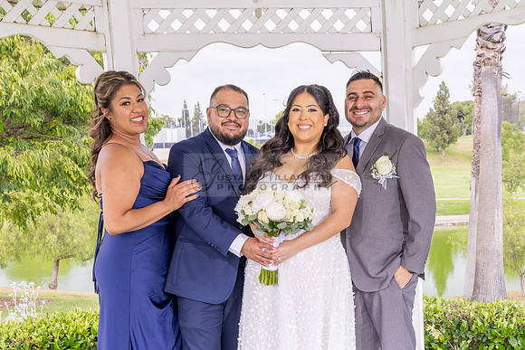 Thalial and Francisco wedding reception at La Mirada Golf course in
