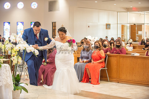LINK #1 - Xochitl and Luis wedding ceremony at St. Peter Chanel Catholic C