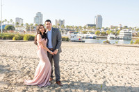 Alejandro and Monique engagement photos at Long beach Harbor Lighthouse, 323-633-8283, www.gustavovillarreal.com