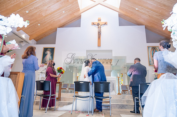LINK #2 - Xochitl and Luis wedding ceremony at St. Peter Chanel Catholic C