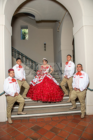 Estephanie Cristal Quinceanera photo shoot ideas, video in Pasadena City Hall in Pasadena Ca. Home reception, 323-633-8283