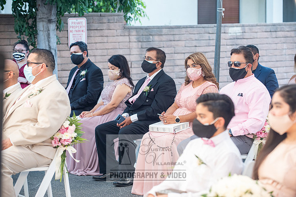 Anthony and Alma wedding celebration at st. Joseph's catholic Ch