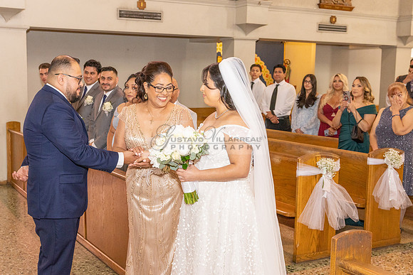 Thalial and Francisco wedding reception at La Mirada Golf course in