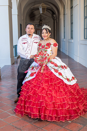 Estephanie Cristal Quinceanera photo shoot ideas, video in Pasadena City Hall in Pasadena Ca. Home reception, 323-633-8283