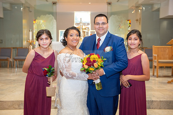 LINK #1 - Xochitl and Luis wedding ceremony at St. Peter Chanel Catholic C