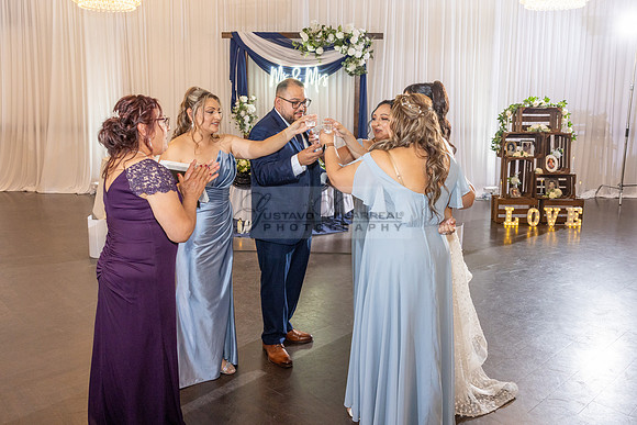 Thalial and Francisco wedding reception at La Mirada Golf course in