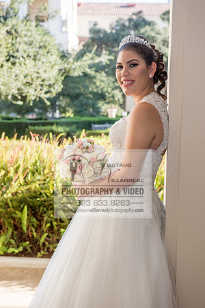 Andrea Lissette quinceaneras, sweet sixteens, weddings, family portraits, anniversaries, photography and video at Miraculos medal catholic church in Montebello,  receptions at Quiet Cannon Montebello,