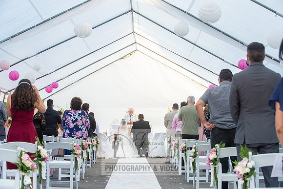 Anthony and Alma wedding celebration at st. Joseph's catholic Ch