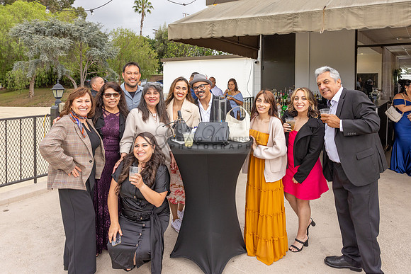 Thalial and Francisco wedding reception at La Mirada Golf course in