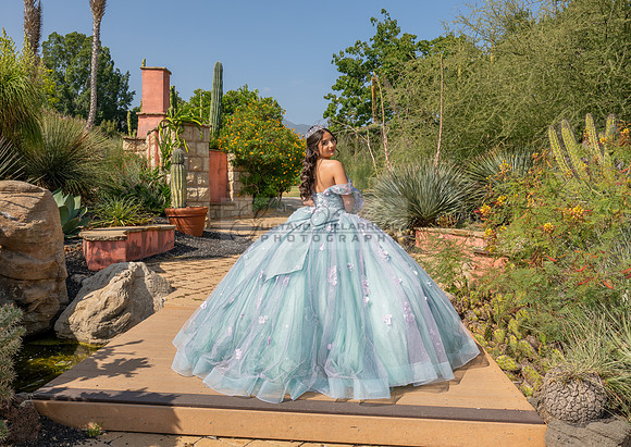 Janelle Ornelas quinceanera photo shoot at the arboretum in Arcadia Ca, Gustavo Villarreal Photography, 323-633-8283, www.gvphotoandvideo.com