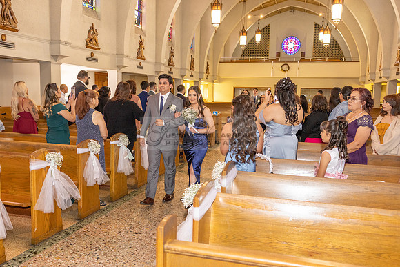 Thalial and Francisco wedding reception at La Mirada Golf course in