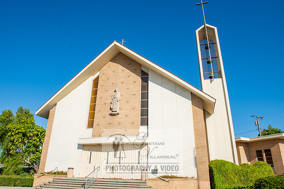 Anthony and Alma wedding celebration at st. Joseph's catholic Ch