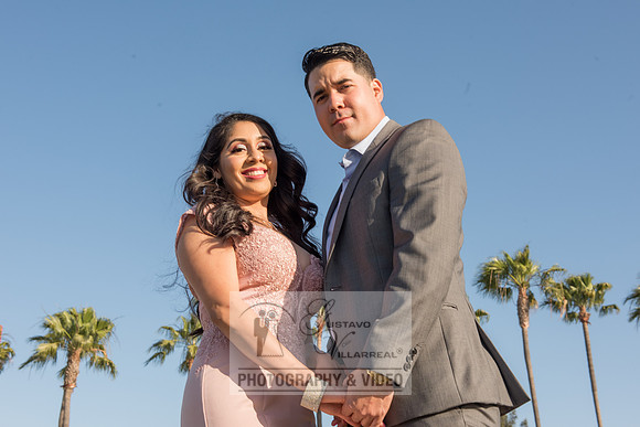 Alejandro and Monique engagement photos at Long beach Harbor Lighthouse, 323-633-8283, www.gustavovillarreal.com