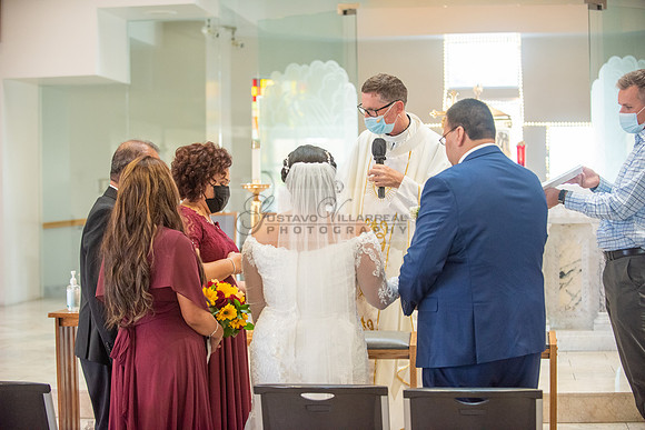 LINK #1 - Xochitl and Luis wedding ceremony at St. Peter Chanel Catholic C
