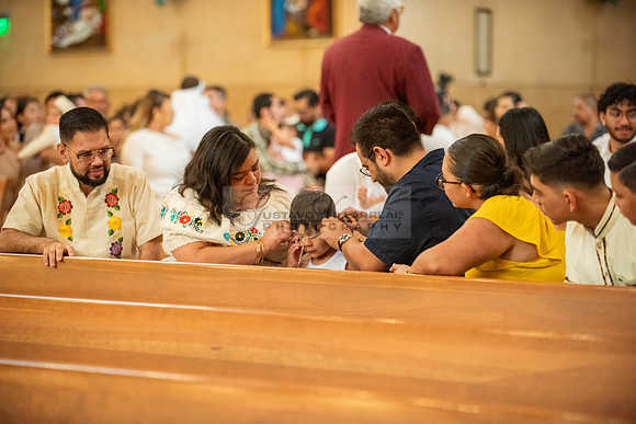 Baptism photographer, videographer at Cathedral of our Lady of Angeles in Los Angeles Ca. Gustavo Villarreal Photography, 323-633-8283, www.gvphotoandvideo.com