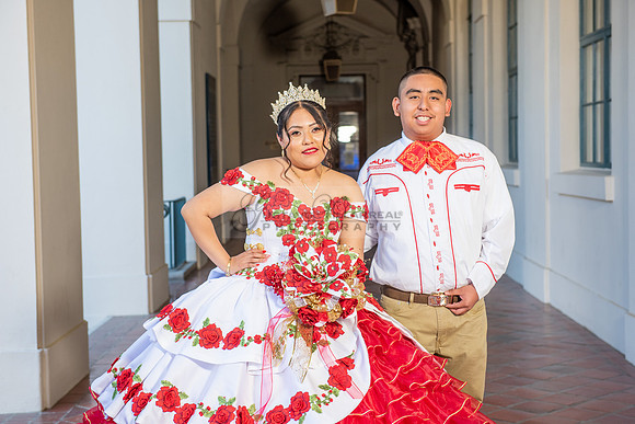 Estephanie Cristal Quinceanera photo shoot ideas, video in Pasadena City Hall in Pasadena Ca. Home reception, 323-633-8283