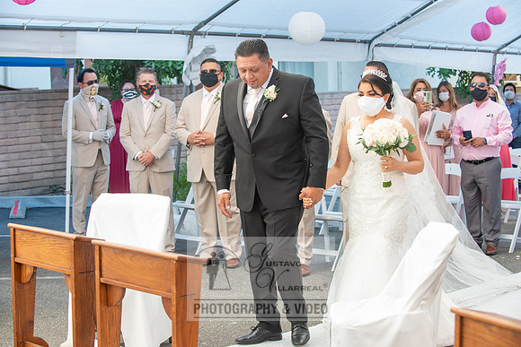 Anthony and Alma wedding celebration at st. Joseph's catholic Ch