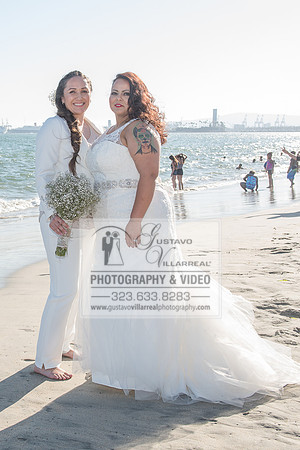JENNIFER AND CYNTHIA glbt wedding photography and video at Long Beach Museum of Art in Long Beach Ca, www.gustavovillarreal.com, 323-633-8283