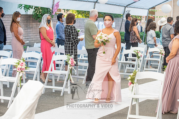 Anthony and Alma wedding celebration at st. Joseph's catholic Ch