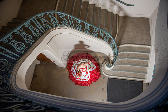 Estephanie Cristal Quinceanera photo shoot ideas, video in Pasadena City Hall in Pasadena Ca. Home reception, 323-633-8283