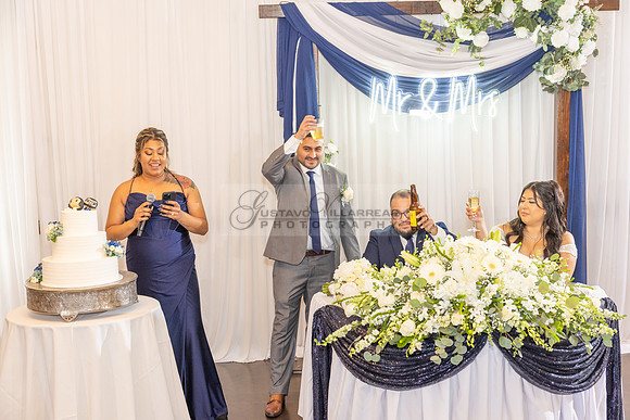 Thalial and Francisco wedding reception at La Mirada Golf course in