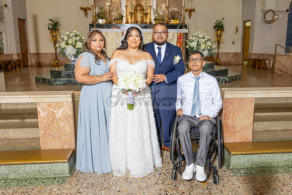 Thalial and Francisco wedding reception at La Mirada Golf course in