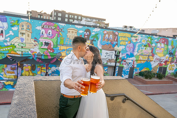 Margarita and Quintiliano engagement, weddings, quinceaneras, photos at La 4th st in Santa ana Ca. Gustavo Villarreal Photography, videographer, 323-633-8283