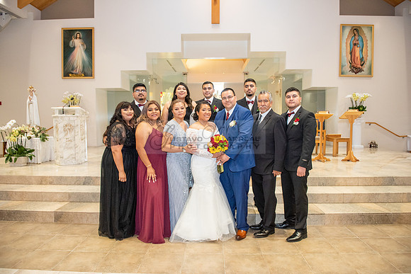 LINK #1 - Xochitl and Luis wedding ceremony at St. Peter Chanel Catholic C