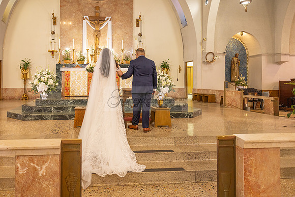 Thalial and Francisco wedding reception at La Mirada Golf course in