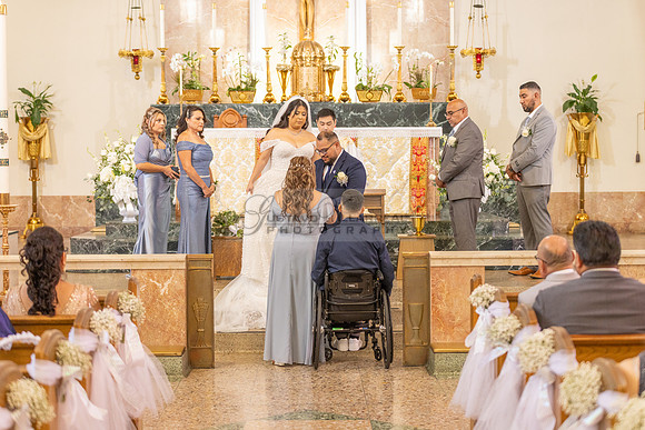 Thalial and Francisco wedding reception at La Mirada Golf course in
