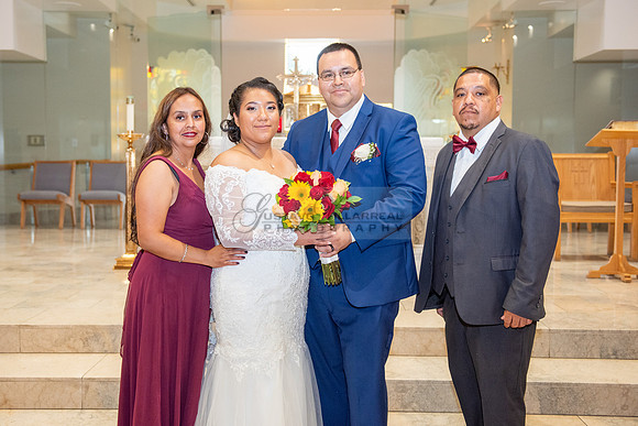 LINK #1 - Xochitl and Luis wedding ceremony at St. Peter Chanel Catholic C