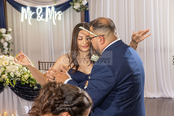 Thalial and Francisco wedding reception at La Mirada Golf course in
