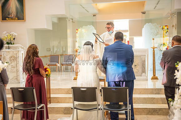 LINK #1 - Xochitl and Luis wedding ceremony at St. Peter Chanel Catholic C