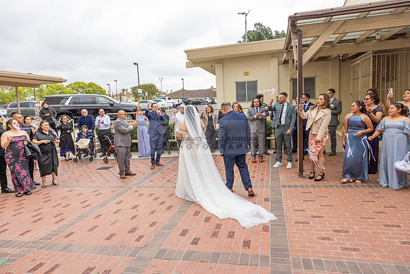 Thalial and Francisco wedding reception at La Mirada Golf course in