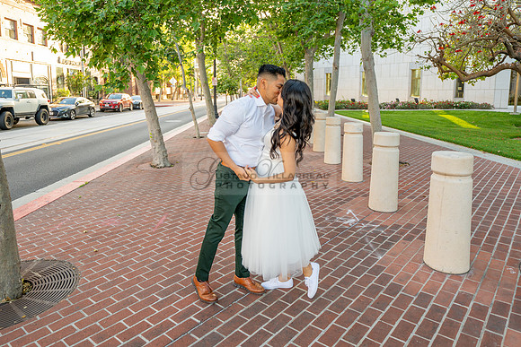 Margarita and Quintiliano engagement, weddings, quinceaneras, photos at La 4th st in Santa ana Ca. Gustavo Villarreal Photography, videographer, 323-633-8283