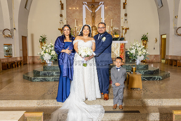 Thalial and Francisco wedding reception at La Mirada Golf course in
