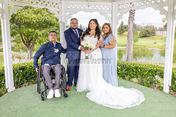Thalial and Francisco wedding reception at La Mirada Golf course in