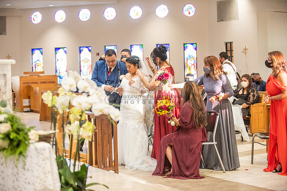 LINK #1 - Xochitl and Luis wedding ceremony at St. Peter Chanel Catholic C