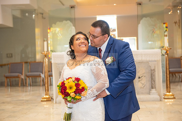 LINK #1 - Xochitl and Luis wedding ceremony at St. Peter Chanel Catholic C