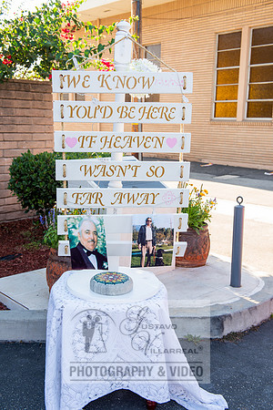 Anthony and Alma wedding celebration at st. Joseph's catholic Ch