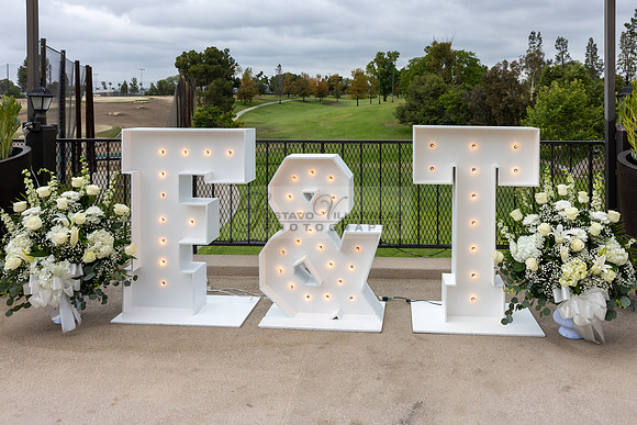Thalial and Francisco wedding reception at La Mirada Golf course in