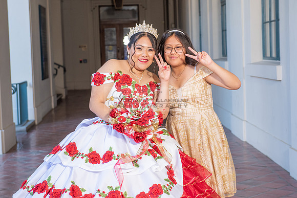 Estephanie Cristal Quinceanera photo shoot ideas, video in Pasadena City Hall in Pasadena Ca. Home reception, 323-633-8283