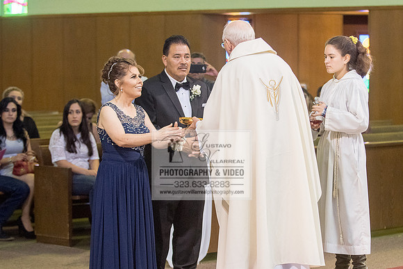 Andrea Lissette quinceaneras, sweet sixteens, weddings, family portraits, anniversaries, photography and video at Miraculos medal catholic church in Montebello,  receptions at Quiet Cannon Montebello,