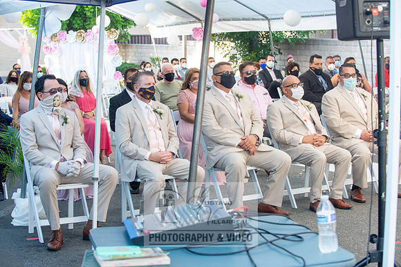 Anthony and Alma wedding celebration at st. Joseph's catholic Ch